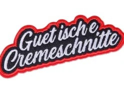 Swissmeme Patch «Guet isch e Cremeschnitte» 10 x 3.5 x 0.3 cm