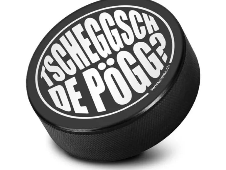 Swissmeme Puck «Tscheggsch de Pögg» 2.5 x 7.5 cm