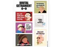 Swissmeme Scherzartikel Stickerbogen Meme 2, 10.5 x 14.8 cm