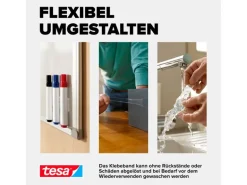 tesa Klebeband Universal Nano Tape 30 mm x 3 m, Transparent