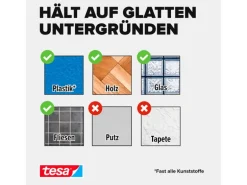 tesa Klebeband Universal Nano Tape 30 mm x 3 m, Transparent