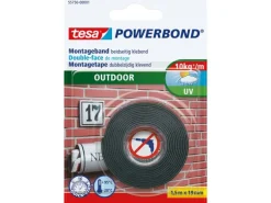 tesa Montageband Powerbond Outdoor ohne Bohren - 1.5m x 19 mm