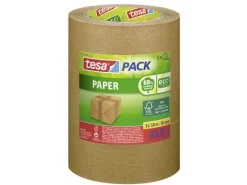 tesa tesapack Papier 3er-Pack 50 mm x 50 m, Braun