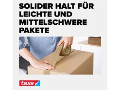 tesa tesapack Papier 3er-Pack 50 mm x 50 m, Braun
