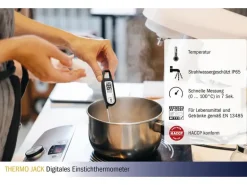 TFA Dostmann Einstichthermometer THERMO JACK, Bordeaux