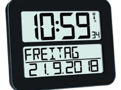 TFA Dostmann Funk-Wanduhr Timeline Max Schwarz