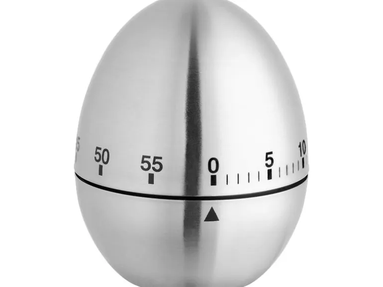 TFA Dostmann Küchentimer Ei Silber