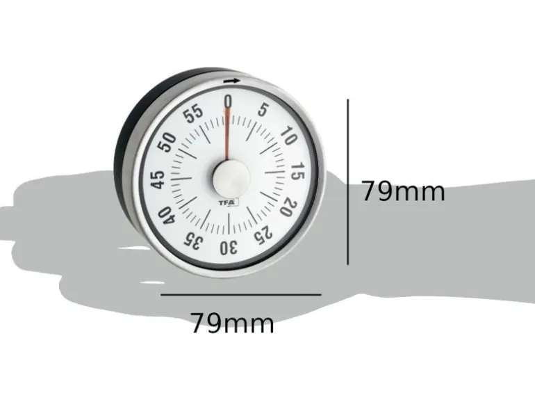 TFA Dostmann Küchentimer Puck Anthrazit