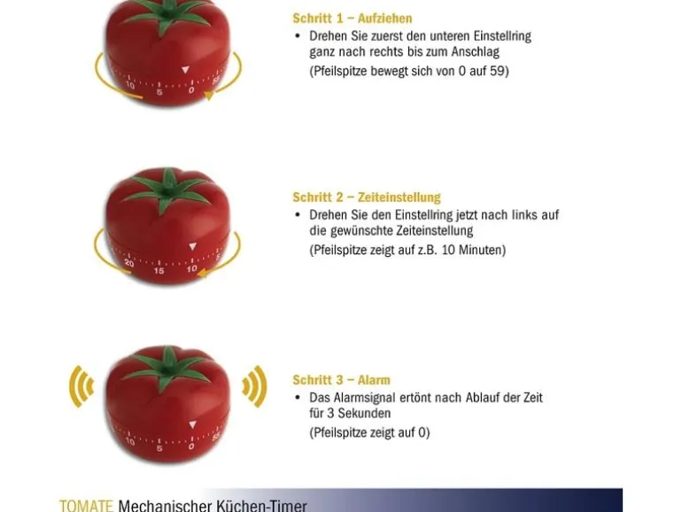 TFA Dostmann Küchentimer Tomate Rot