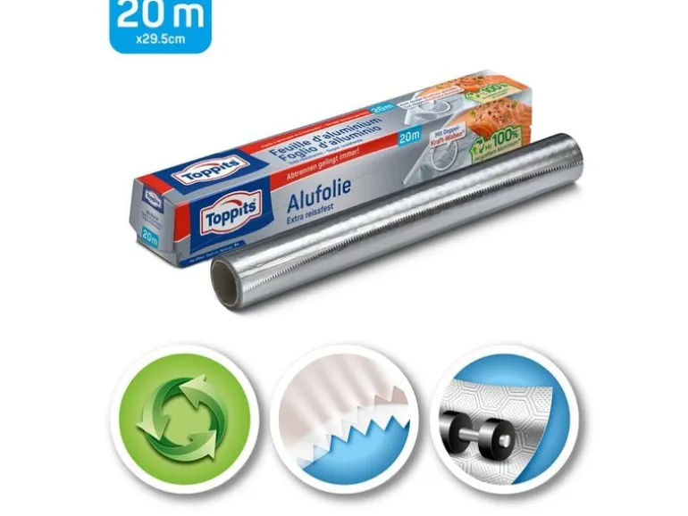 Toppits Alufolie 29 cm x 20 m