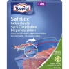 Toppits Gefrierbeutel Doppelverschluss SafeLoc 8 l, 6 Stück