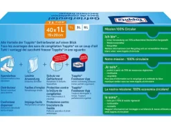 Toppits Gefrierbeutel Gefrierbeutel 1 Liter 40 Stück