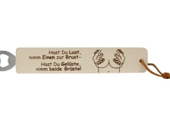 Trendcompany Flaschenöffner Lust & Brust, 29 cm