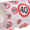 Trendcompany Scherzartikel WC Papier 40. Geburtstag