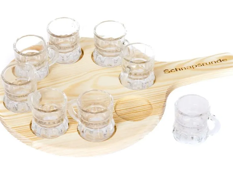 Trendcompany Schnapsgläser 21 cm, 8 Gläser