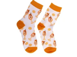 Trendcompany Socken Aperol Cocktail Grösse 36-42