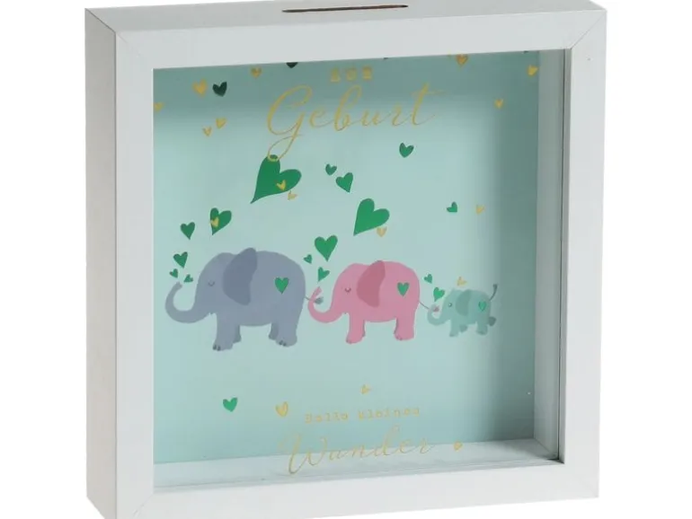Trendcompany Spardose Geburt Tiere