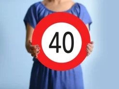 Trendcompany Verkehrsschild zum 40. Geburtstag 45 cm