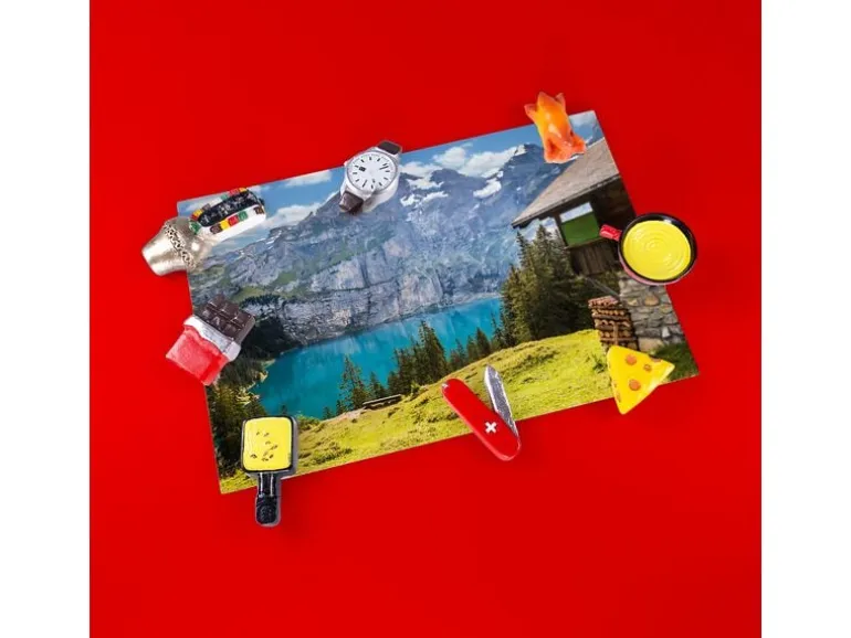 Trendform Haftmagnet Switzerland, 8er Set, Multicolor