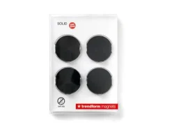 Trendform Hakenmagnet Solid 4er Set, Schwarz