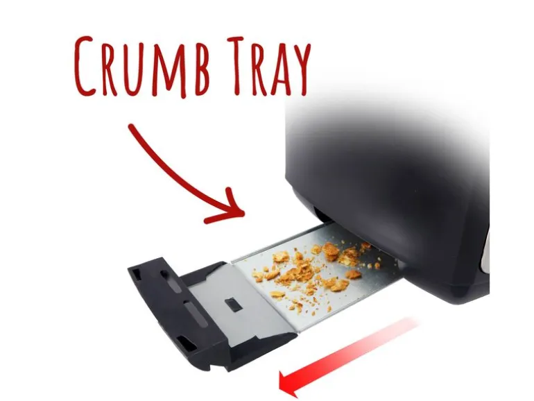 Trisa Toaster Crispy Toast Schwarz/Silber