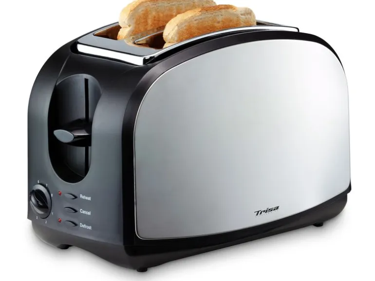Trisa Toaster Crispy Toast Schwarz/Silber