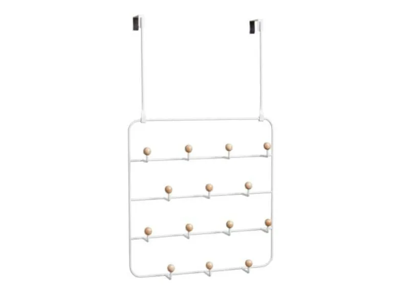 Umbra Türgarderobe Estique 14 Haken, Weiss