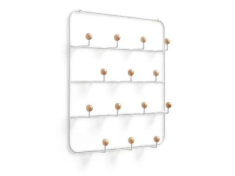 Umbra Türgarderobe Estique 14 Haken, Weiss