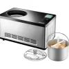 Unold Glacemaschine Gusto 2 l, Silber/Grau