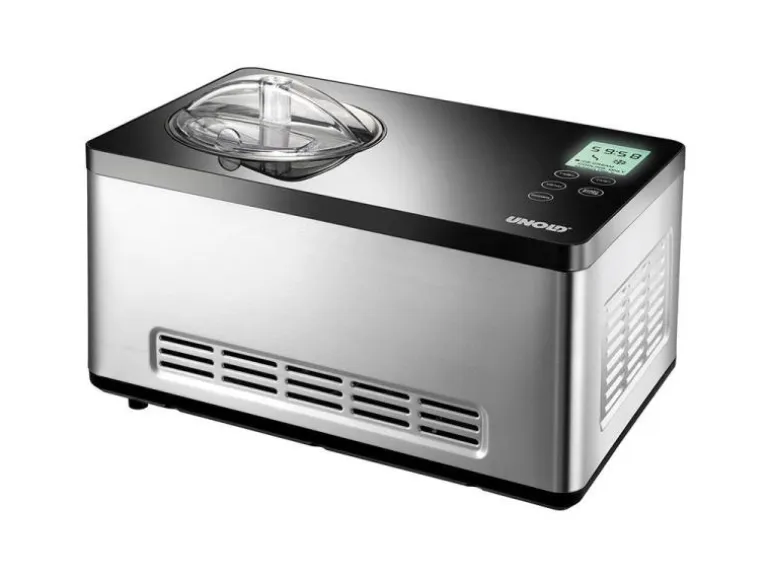 Unold Glacemaschine Gusto 2 l, Silber/Grau