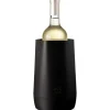 Vacuvin Flaschenkühler Hexo, Schwarz