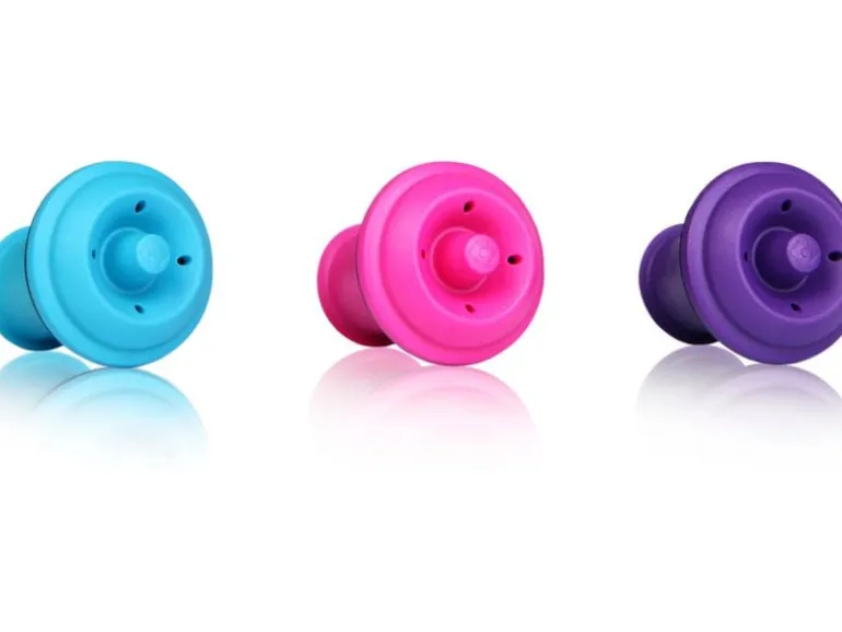 Vacuvin Flaschenverschluss Blau/Lila/Rosa