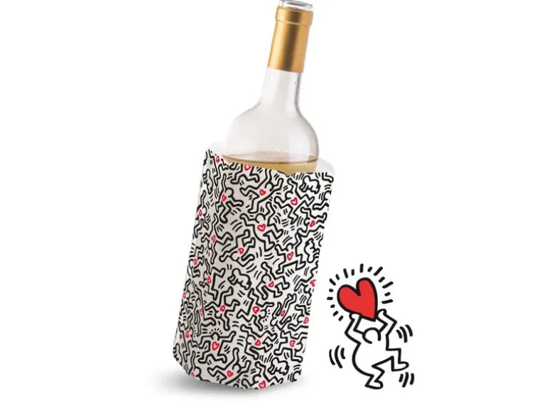 Vacuvin Weinkühler Kühlmanschette Keith Haring Mehrfarbig