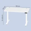 VASAGLE Height-Adjustable Desk
