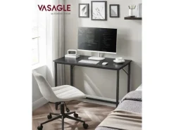 VASAGLE Tisch 100 x 50 x 76 cm Schwarz