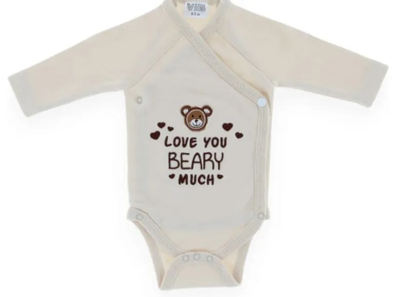 Very Important Baby Body Love you BEARY much Beige