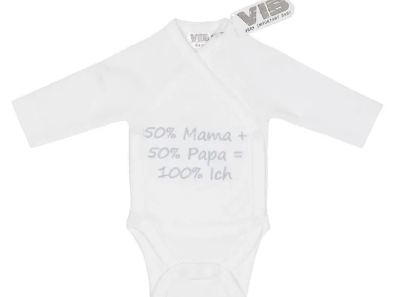Very Important Baby Body 50% Mama + 50% Papa = 100% Ich weiss Weiss