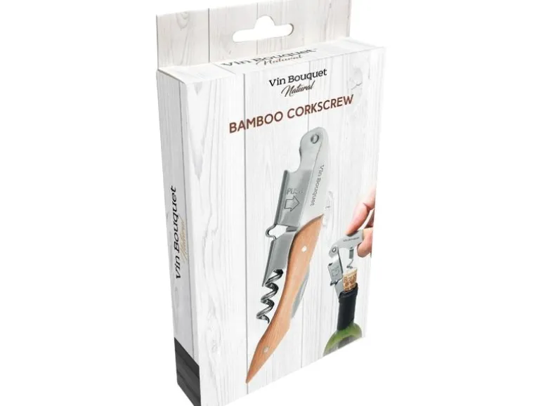 Vin Bouquet Kellnermesser Bambus Braun/Silber