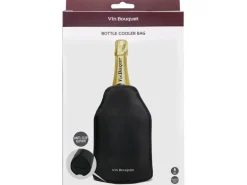 Vin Bouquet Vin Bouquet Flaschenkühler Anti-Slip Schwarz