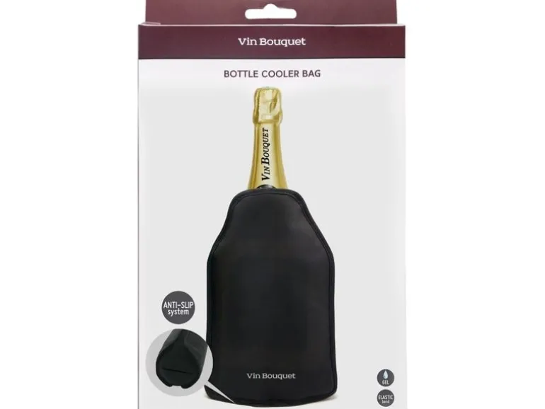 Vin Bouquet Vin Bouquet Flaschenkühler Anti-Slip Schwarz