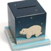 Weizenkorn Spardose Eisbär