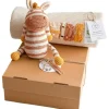 Welcomebabybox Geschenkset Enno – Decke & Zebra