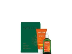 WELEDA Sport Winter Showergel und Massage-Öl