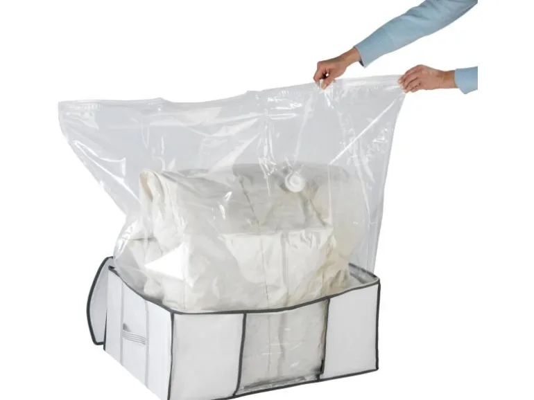 Wenko Vakuum-Tasche Soft Box L 65 cm x 25 cm, 1 Stück