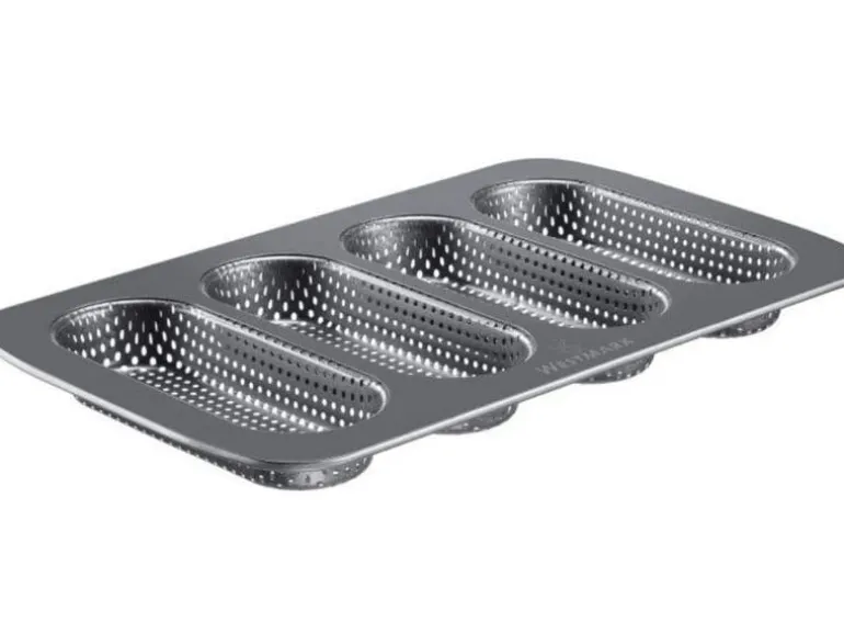 Westmark 4er Baguette Backform Mini, 35.6 x 21.5 cm