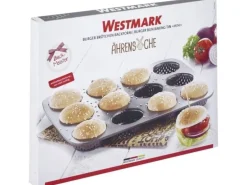 Westmark 12er Burger Brötchen Backform Mini, 29 x 22 cm
