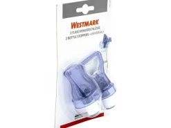 Westmark Flaschenverschluss 2er Set Universal Blau