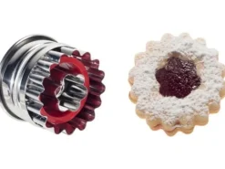 Westmark Linzer-Ausstechform Rosette, 5 cm