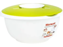 Westmark Rührschüssel mit Spritzschutz, apfelgrün, 2.5 l