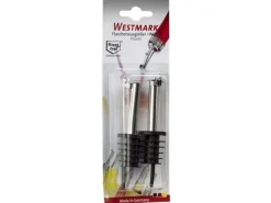 Westmark Weinausgiesser Inox Eco-Pour 2-er Set, Schwarz